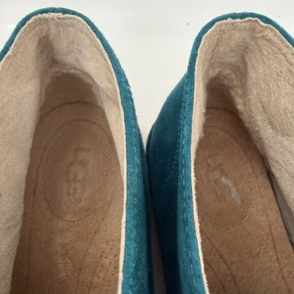 UGG Suede Leather Lace Up Chukka Boots Turquoise Teal Blue Mens 9 main image 5